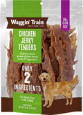 Waggin' Train Chicken Jerky Dog Treats, Made with 100% Real Chicken Breasts, Only Two All-Natural Ingredients, Great Hig
