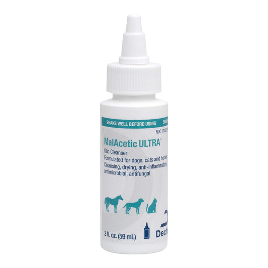 MalAcetic Ultra Otic Cleanser for Dogs, Cats, and Horses, 2 oz