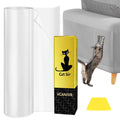 Cat Couch Protector 15.7" x 118" Thickened Anti Cat Scratch Furniture Protector 100% Transparent Free Cutting Couch Protector for Door Wall