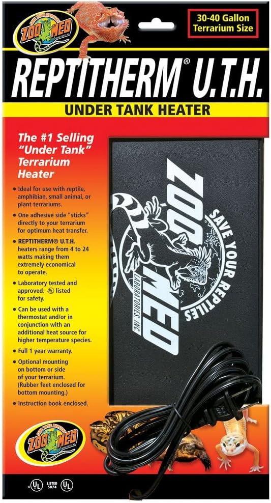 Zoo Med ReptiTherm Under Tank Heater Medium 16 Watts White
