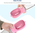 WePet Portable Dog Water Bottle, 19 OZ, Leak Proof Puppy Water Dispenser with Drinking Feeder for Pets Outdoor Walking, 
