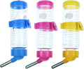 3 Pack Hamster Water Feeder Bottle, 125 ml No-Drip Small Animals Water Dispenser, Pet Hanging Water Bottle for Guinea Pi