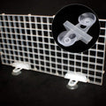 Zerodis 40 Pcs Aquarium Separation Clip, PVC Fish Suction Cup Separating Board Divider Support Clip ​with 80 Suction Cup
