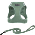 Voyager Step-in Pet Harness - All Weather Mesh, Adjustable Step in Harness for Cats and Dogs by Best Pet Supplies - 307 Set Moss Green, M