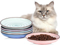 Selamica 6 Inch Ceramic Cat Bowls, Set of 6
