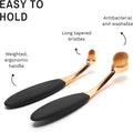Eye Envy ProPowder Applicator Brush for Dogs and Cats | Use to safely and evenly apply Tear Stain Powder | Small | Washa