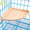 Litewoo Bird Perch Corner Platform Stand Shelf for Birds Budgie Parakeet Cockatiel Conure Cockatoo（Platform）