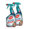 Simple Solution Stain and Odor Eliminator Spray, Enzyme Carpet Cleaner for Dogs and Cats, Pet Stain Remover and Urine Odor Eliminator, Multi Surface Pet Cleaning Solution, 32 oz (Pack of 2)