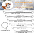 Chain Choke Collar for Dogs, Metal Slip Link Training Heavy Duty Dog Collar Martingale Puppy Collars for XXS XS Small Me