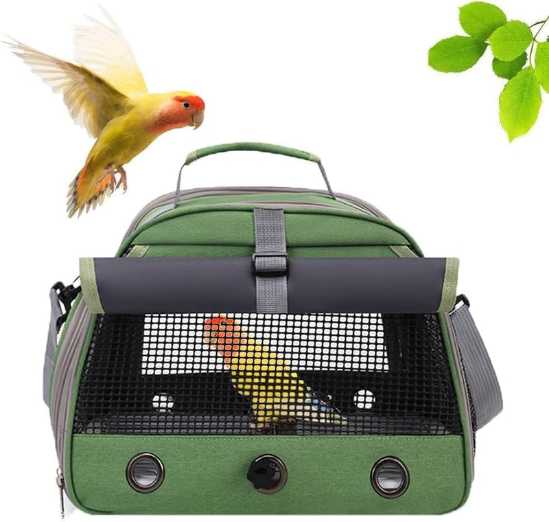 Bird Travel Carrier Bag, Portable Small Bird Parrot Parakeet Carrier