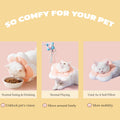 KOOBURS Cat Cone Collar Soft, Adjustable Kitten Cones After Surgery, Waterproof Kitten e Collar Soft to Stop Licking(Pink Flower, XS)