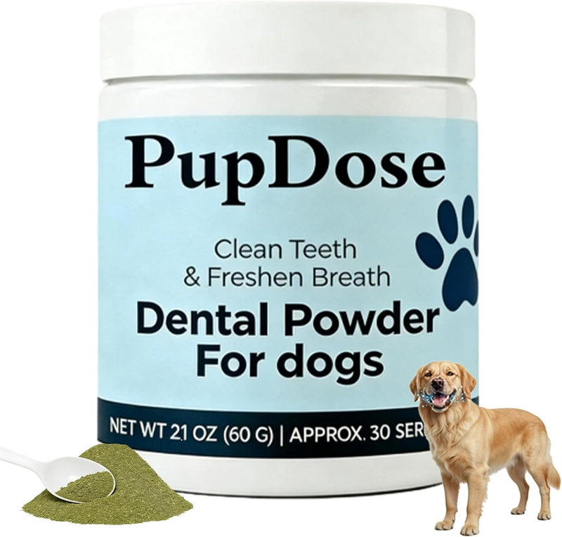 Dental Powder for Dogs, Fresh Breath & Oral Care