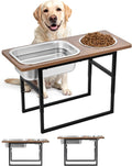 Elevated Dog Bowls for Large and X-Large Breed, 2 Stainless Steel Bowls
