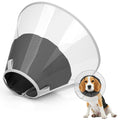 Dog Cone Collar for Recovery: Soft Elizabethan Collar Alternative to Stop Licking, Adjustable Pet Cone for Large, Medium, Small Dogs, for Surgery, Spay, Injury, Skin Treatment