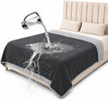Waterproof Blanket for Bed, Couch, Kids & Pets Protection – Spill-Proof, Leakproof Flannel Blanket Reversible Design (Mo