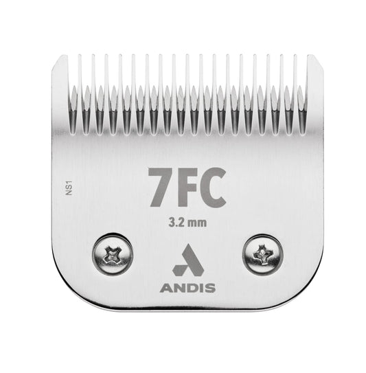 Andis 72600 UltraEdge Detachable Blade Size 7FC – Carbon Steel Dog Clipper Blade, 1/8" Cut Length, Professional Grooming Performance
