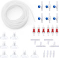 25ft Air Hose 3/16inch for Aquarium with Connector Accessories, Translucent
