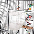 Colorday Large Bird Bath for Cage, Parrot Bath for Parakeet, African Grey, Amazon, Conure, Cockatiel(13X11X8 inch)