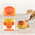 2-in-1 Cat Puzzle Treat Dispenser, Dog Snack Dispenser Toy, Duck Pet Feeder, Slow Feeder, Duck Shape, Suitable for Cat a