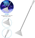 Luxiv Aquarium Aquascape Tools Kit, 6 in 1 A Aquatic Plant Aquascaping Tool Stainless Steel Tweezers Scissors Spatula fo