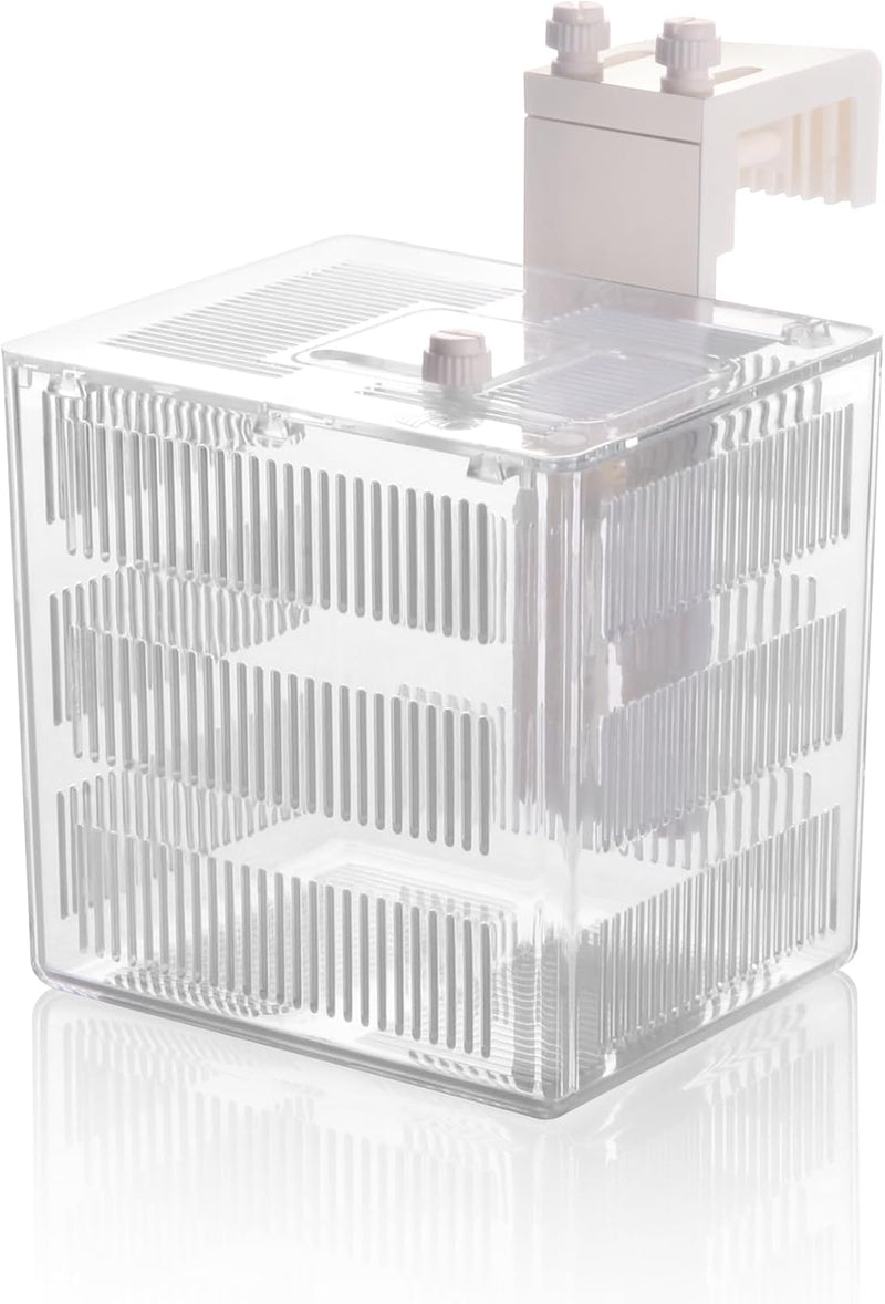 Aquarium Isolation Box, Fish Breeding Quarantine Box with Adjustable Mount