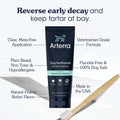 Remineralizing Dog Toothpaste – Vet-Grade, with Nano-Hydroxyapatite, Reverses Early-Stage Decay, Cleans Teeth, Removes Tartar, Freshens Breath by Arterra Pet Science, Plant-Based, Natural Flavor, 3oz
