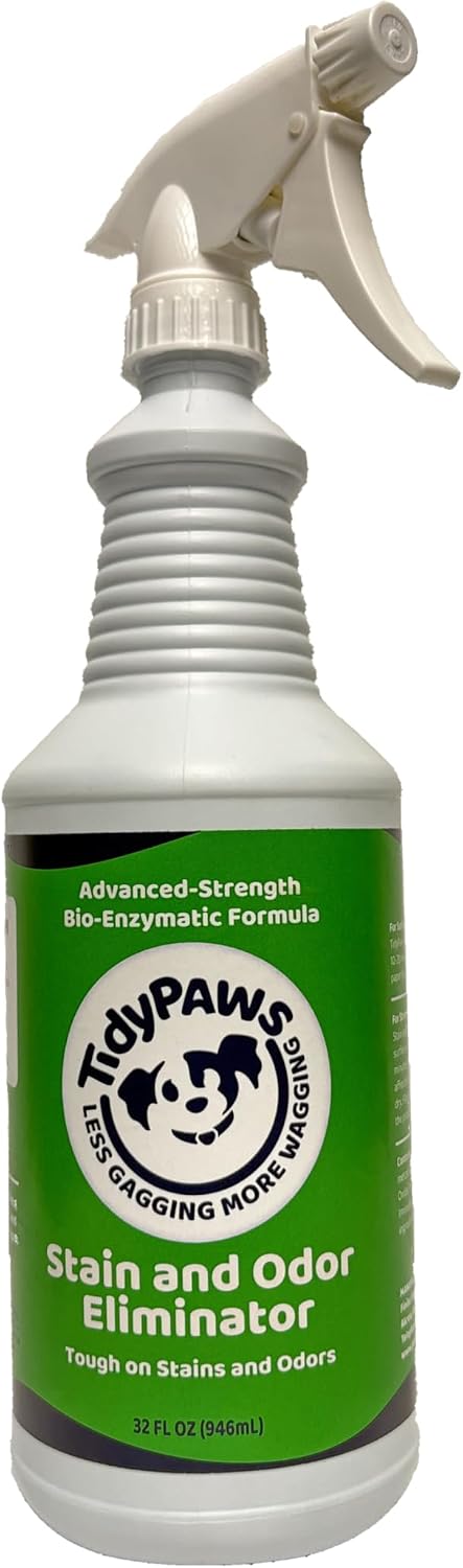 Pet Stain & Odor Eliminator Spray – Advanced Bio-Enzymatic Cleaner Pet Accidents – Unscented, 32 fl oz