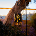iHeartDogs Pet Memorial Gifts - Artisan Shadow Solar Lantern 'Sunflowers & Paws' - This Pet Loss Gift Feeds 7 Shelter Pets in Honor of Your Departed Pet