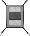 Dog Car Barrier,Backseat Pet Barrier for Cars, SUVs & Trucks, Breathable Mesh Dog Seat Divider with Adjustable Straps an