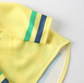DroolingDog Pet Dog Jersey, Summer Cooling Mesh Fabric, Soccer Sportswear, Lightweight Football Casual Clothes for Small Dogs, Yellow, Large
