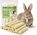 SunGrow Sweet Bamboo Chew Sticks for Rabbits, 100g (3.5 oz) Bunny Molar Chew Sticks for Guinea Pigs, Chinchillas, Gerbil