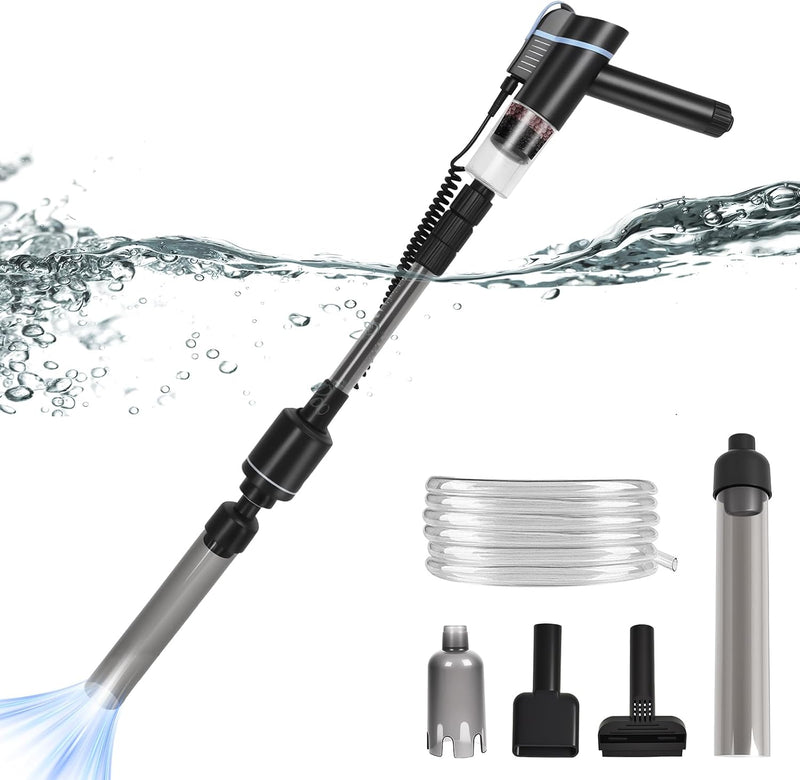 Gravel Vacuum for Aquarium Fish Tank Cleaner Siphon Pump Water Changer Sand Cleaner Aquarium Cleaning Tools Gravel Washe
