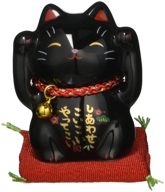 yakushigama Lucky Cat Model 7533 Black