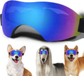 Medium Dog Sunglasses, Dog Goggles with Adjustable Strap UV Protection Winproof Snowproof Dog Puppy Sunglasses, Suitable