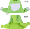 Sun Conure Bird Diaper Flight Suit Frog Shape Hoodie Cosplay Photo Prop for Parrots African Greys Parakeet Cockatiel, Bi