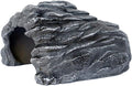 Reptile Corner Cave with Climbing Top, 6.7 x 7.87 Inch - Green Resin Hide