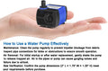 AQUANEAT Small Fountain Pump, 80 GPH Mini Submersible Water Pump with 3.3 ft Tubing, for Aquarium Fish Tank, Pet Water F