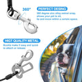 Dog Seat Belt Harness for Car,2pcs Dog Seatbelt of Coated Wire Leash Safety Restraint,No Chew Tether Cable Vehicle Dogs 