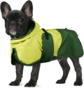 BRKURLEG Dog Raincoat, Waterproof Rain Jacket with Hood, Green, S