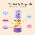 kin+kind Nose & Paw Balm Stick for Dogs & Cats – USDA Certified Organic – Natural Moisturizer for Dry Cracked Paws & Nose – Coconut Oil & Shea Butter – Lick-Safe – 1.76 oz