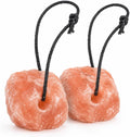 POHS Himalayan Salt Lick on Rope 6 lb Each (Pack of 2) for Horses & Livestock – Natural Pink Mineral Salt Block - Salt L