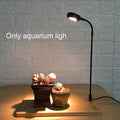 LED Aquarium Light 360 Degree Full Spectrum LED Light with Bamboo Board 10W Nano Fish Tank Light USB Powered Flat Nano A