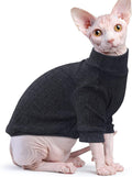 Idepet Sphynx Hairless Cats Sweater Shirt Kitten Soft Puppy Clothes Pullover Cute Cat Pajamas Jumpsuit Cotton Apparel Pe