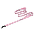 OneTigris Handled No-Pull Dog Walking Leash Long Traffic Leads for Medium to Large Dogs (Pink, 6FT)