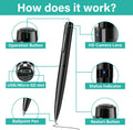 16GB Card Camera Pen Indoor Security Camera, Full 1080P HD Video, No WiFi Needed, Travel & Outdoor Ready