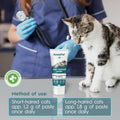 AmeizPet Hairball Remedy for Cats, Anti-Hairball Malt Paste for Pet Fur, Treatment for Long & Short Fur Cats, 4.23 Oz (120g)