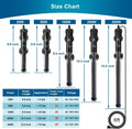 DaToo Aquarium Heater Adjustable 50W Submersible Fish Tank Heater with Electronic Chip Thermostat Suitable for Marine Sa