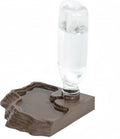 Lizard Bearded Dragon Water Bowl Dish Automatic Dispenser,17oz,Brown