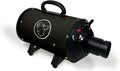 Flying Pig High Velocity Dog Pet Grooming Dryer w/Heater (Flying One, Black w/White Logo)