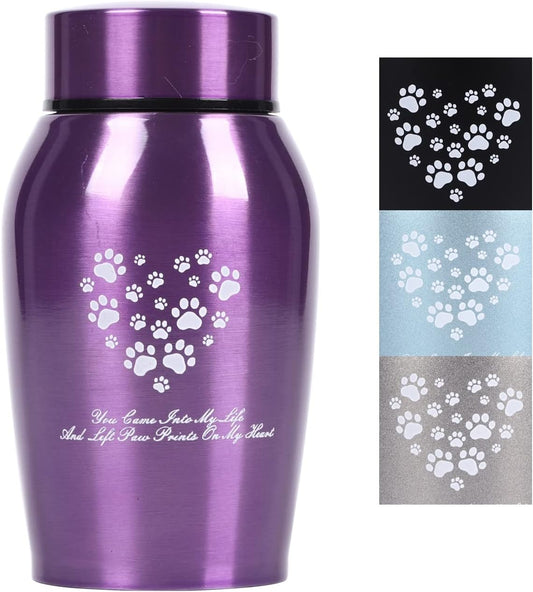 Stainless Steel Pet Urns,Premium Urns for Dog and Cat Ashes,Suitable Size Urns for Pet Ashes